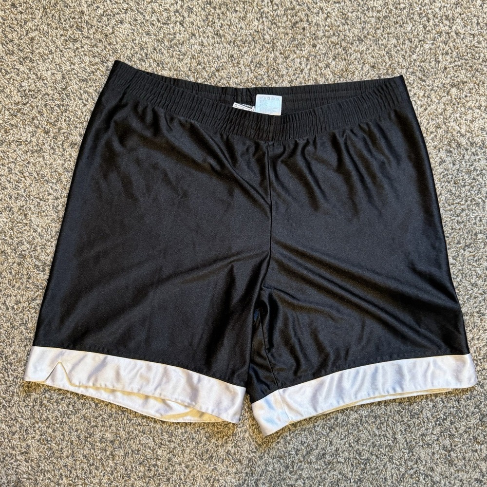 Vintage Nike Shorts Made USA Embroidered Basketball Sportswear 90s Large Dazzle